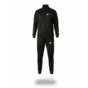 ST-3907 Sicario "Stealth Elite" Tracksuit - Understated Power & Core Performance | Men's Black Full-Zip Athletic Set | Stealth Performance Jacket & Joggers | Core Sportswear | Versatile Training Track Suit