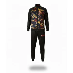 ST-3908 Sicario "Urban Abstract" Tracksuit - Modern Edge Meets Athletic Performance | Men's Urban Abstract Activewear Set | Distinctive Performance Jacket & Joggers | Street-Ready Sportswear | Modern Athletic Track Suit