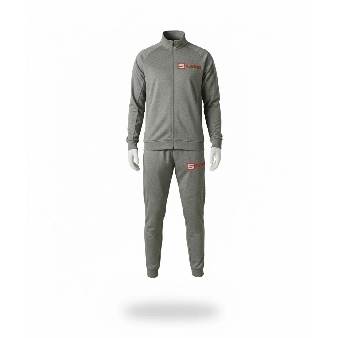 ST-3910 Sicario Essentials Tracksuit - Ultimate Everyday Comfort & Modern Simplicity| Men's Essential Full-Zip Jacket & Joggers | Everyday Comfort Sportswear | Minimalist Athletic Wear | Versatile Track Suit